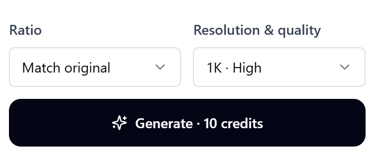 Generate and refine interface screenshot